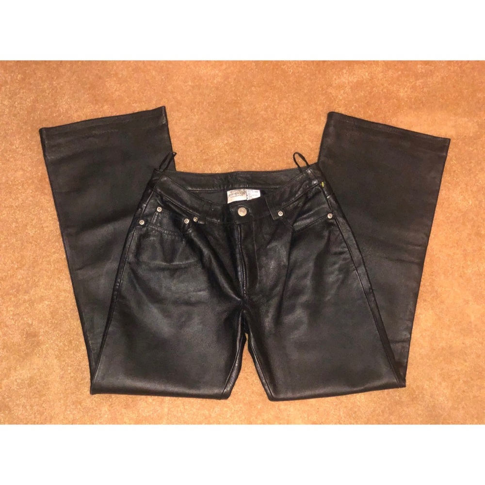 Black Leather Pants